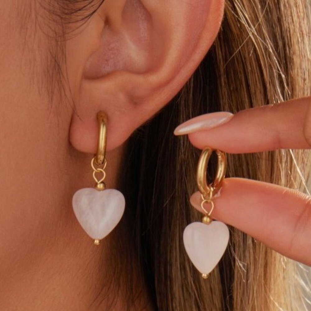 18k Stainless Steel Tarnish Free Drop Earrings